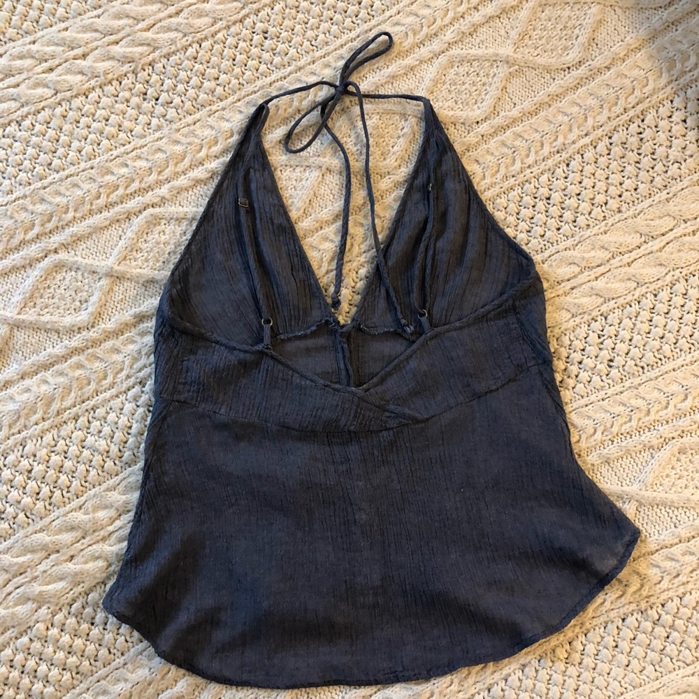 Lulu’s Button Down Halter - Picture 3 of 8